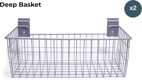 24" x 12" Deep Wire Basket 2 Pack B6001