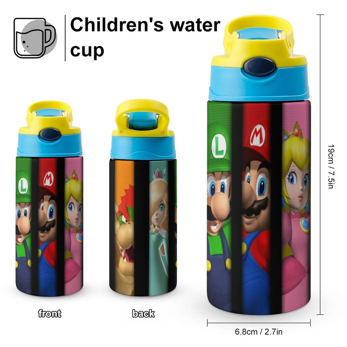 Insulated Stainless Steel Water Bottle With Straw P5229