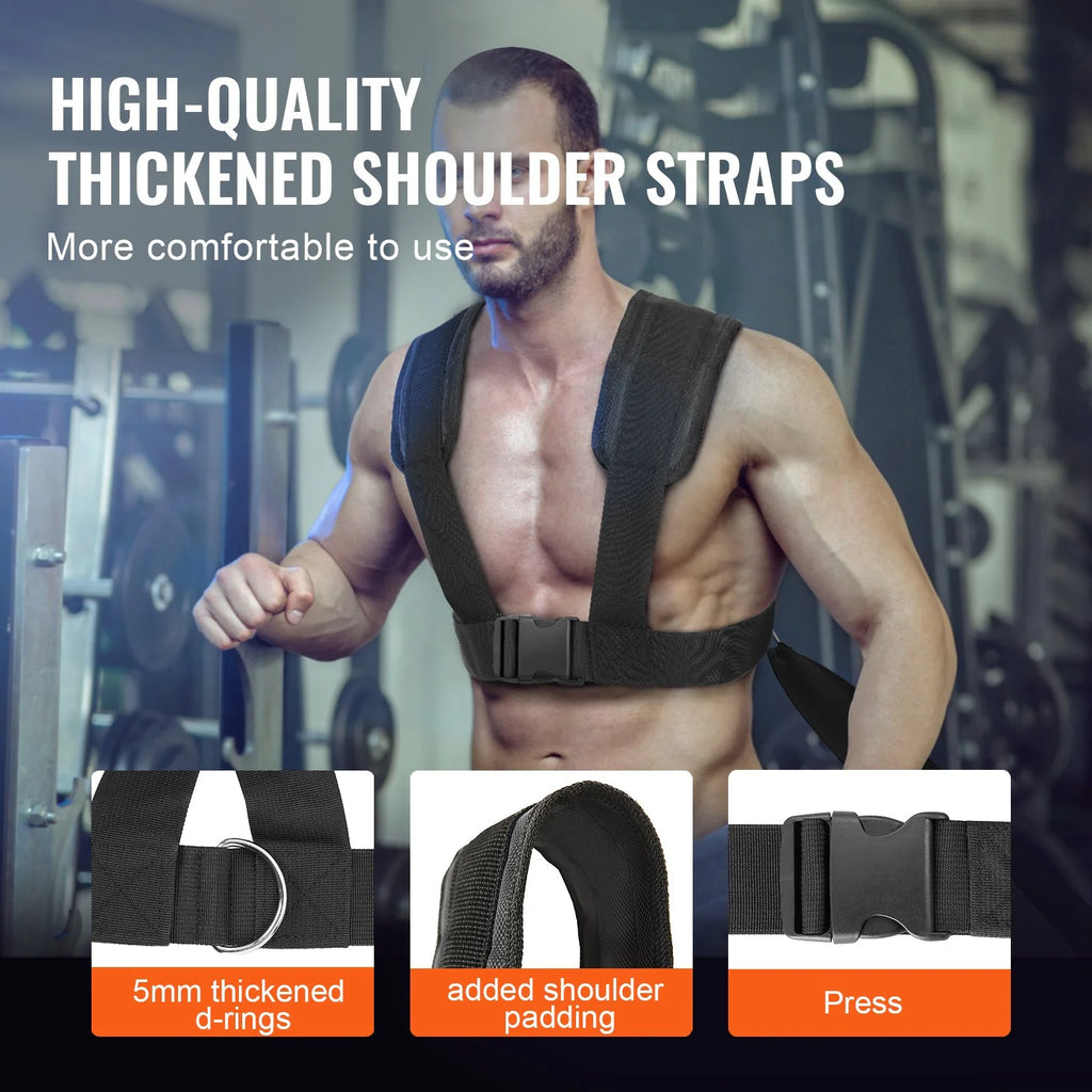 Steel Pull Sled with Handle for Weight Plates G99599