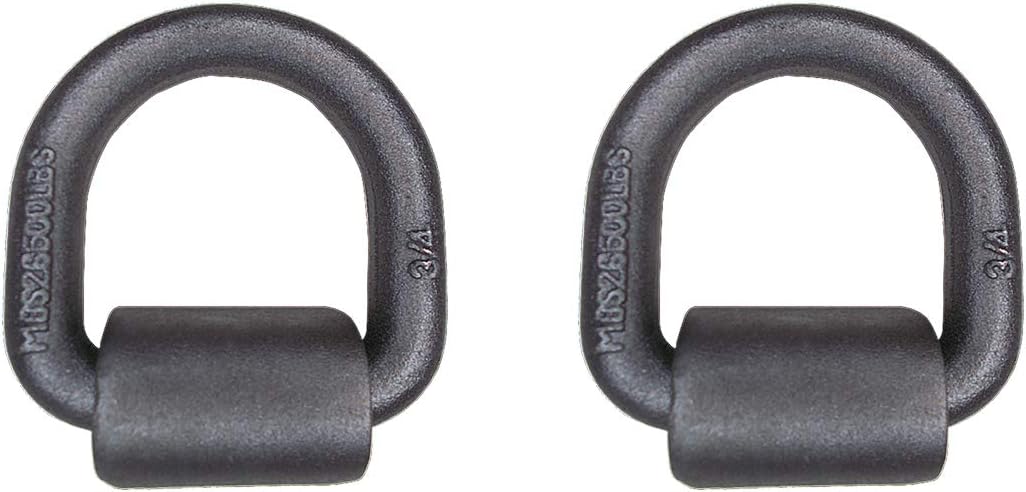 10-Pack Forged Steel Weld-On D Rings E63112