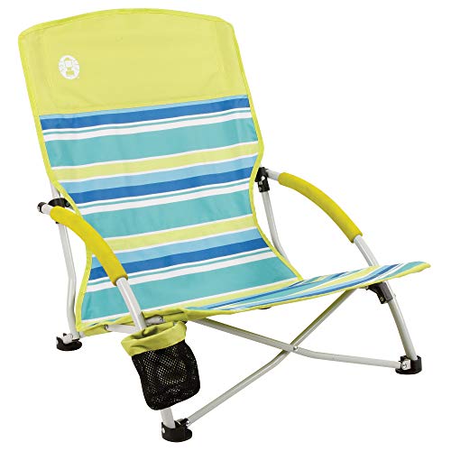 Lightweight Beach Chair with Cup Holder and Carry Bag I2925