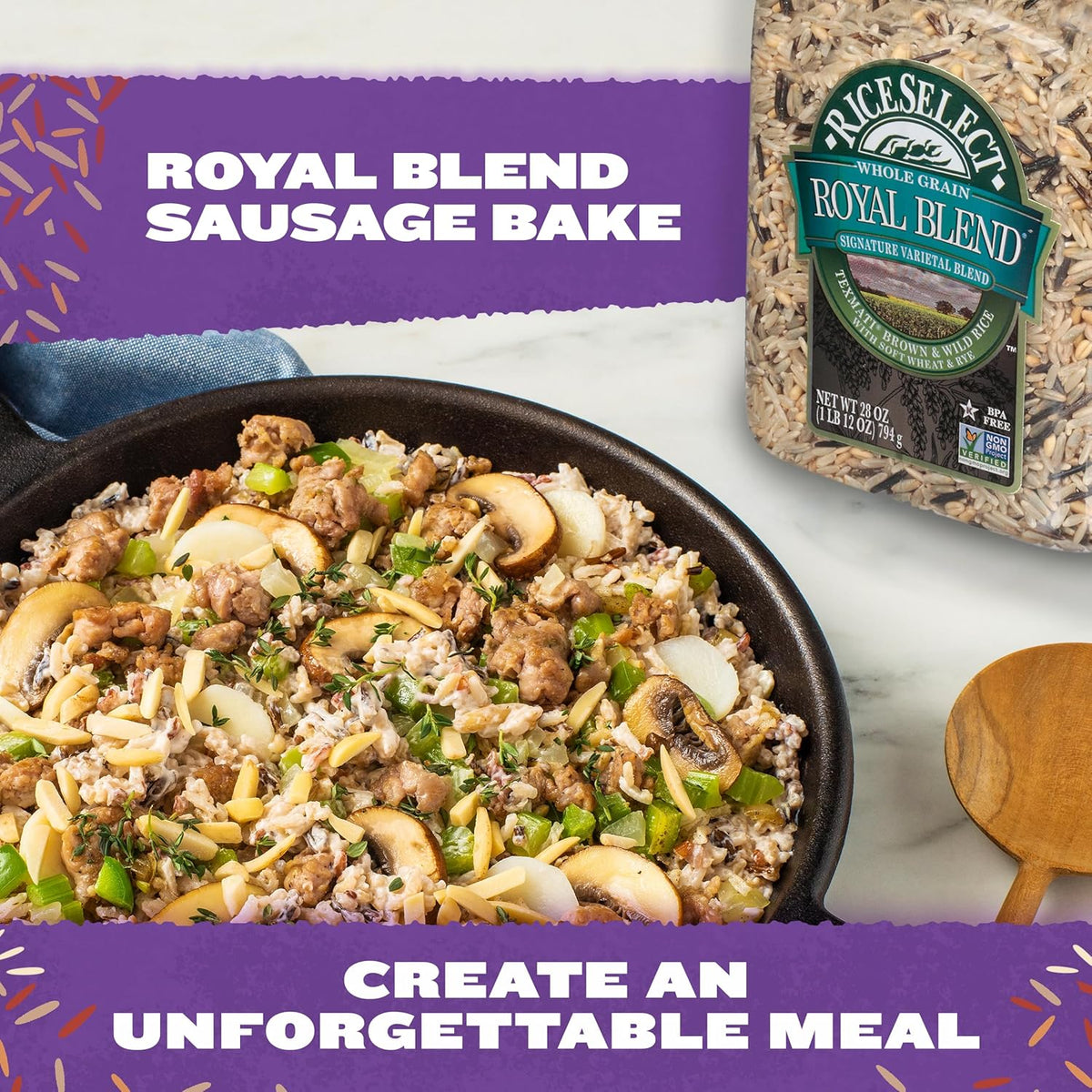 28 Ounce Brown & Wild Rice Blend N17515