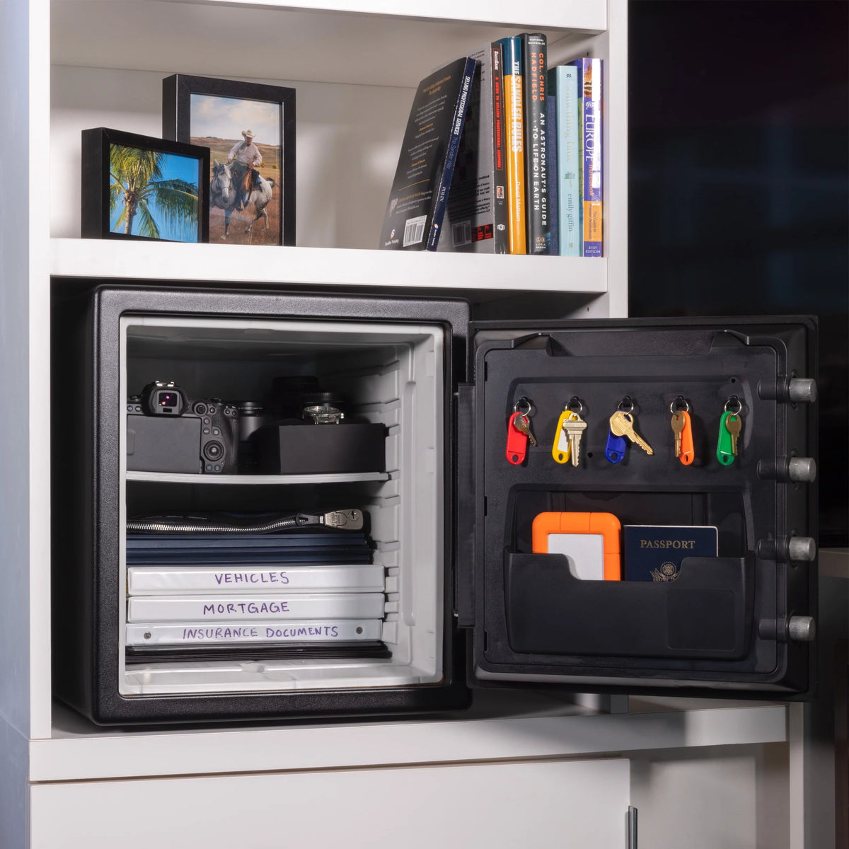 Water and Fire Resistant Safe with Digital Keypad Lock, 1.23 Cu. ft. V595399