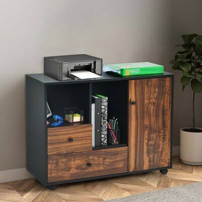 2-Drawer Mobile Lateral Filing Cabinet V98889