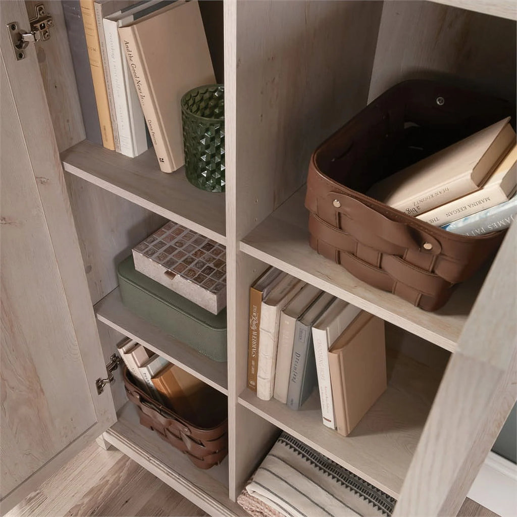 Engineered Wood Storage Cabinet in Chalked Chestnut H4618