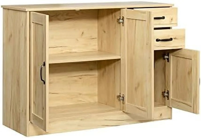 Wood Buffet Sideboard Cabinet with Adjustable Shelves S18352