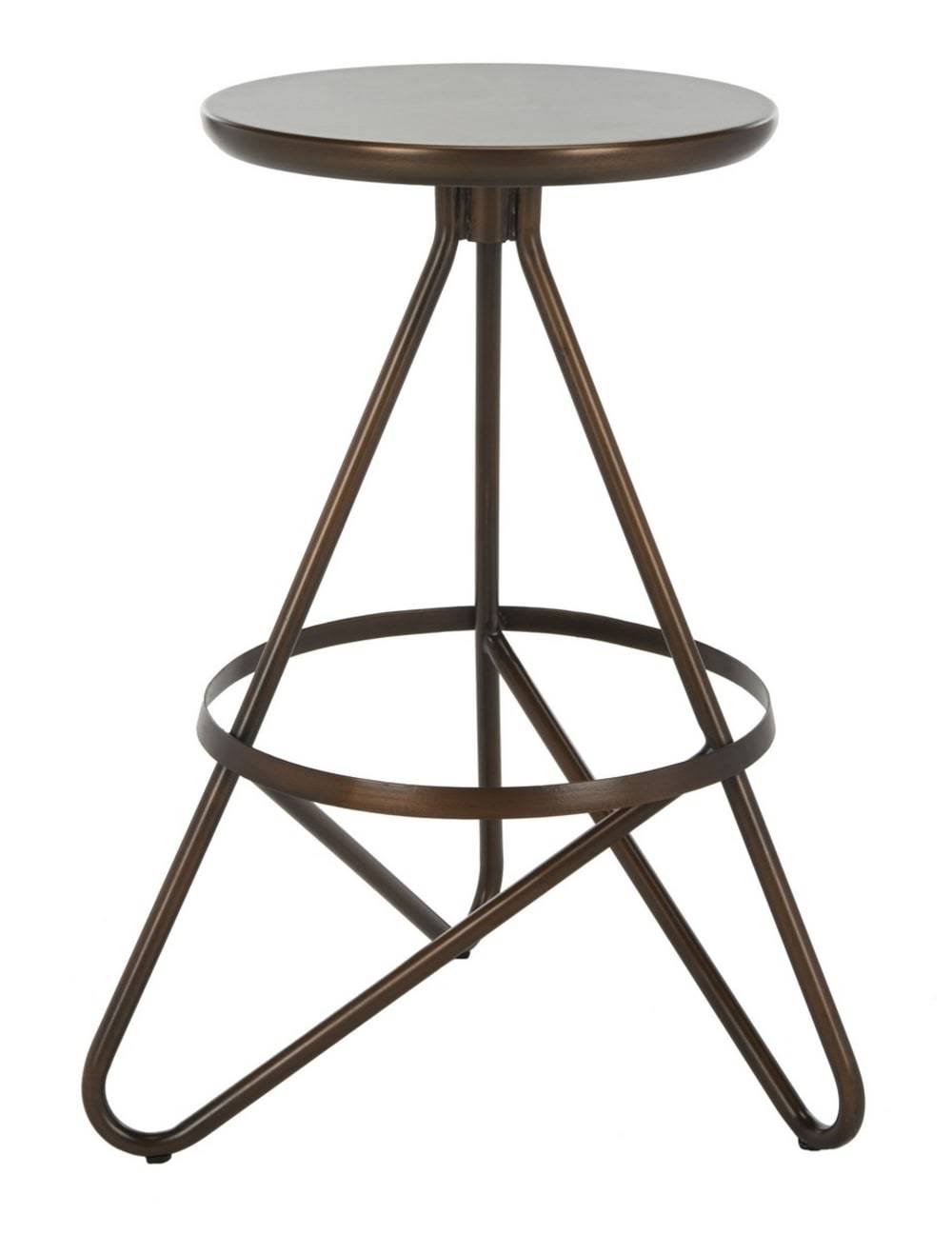 White/Gold Counter Stool I62800