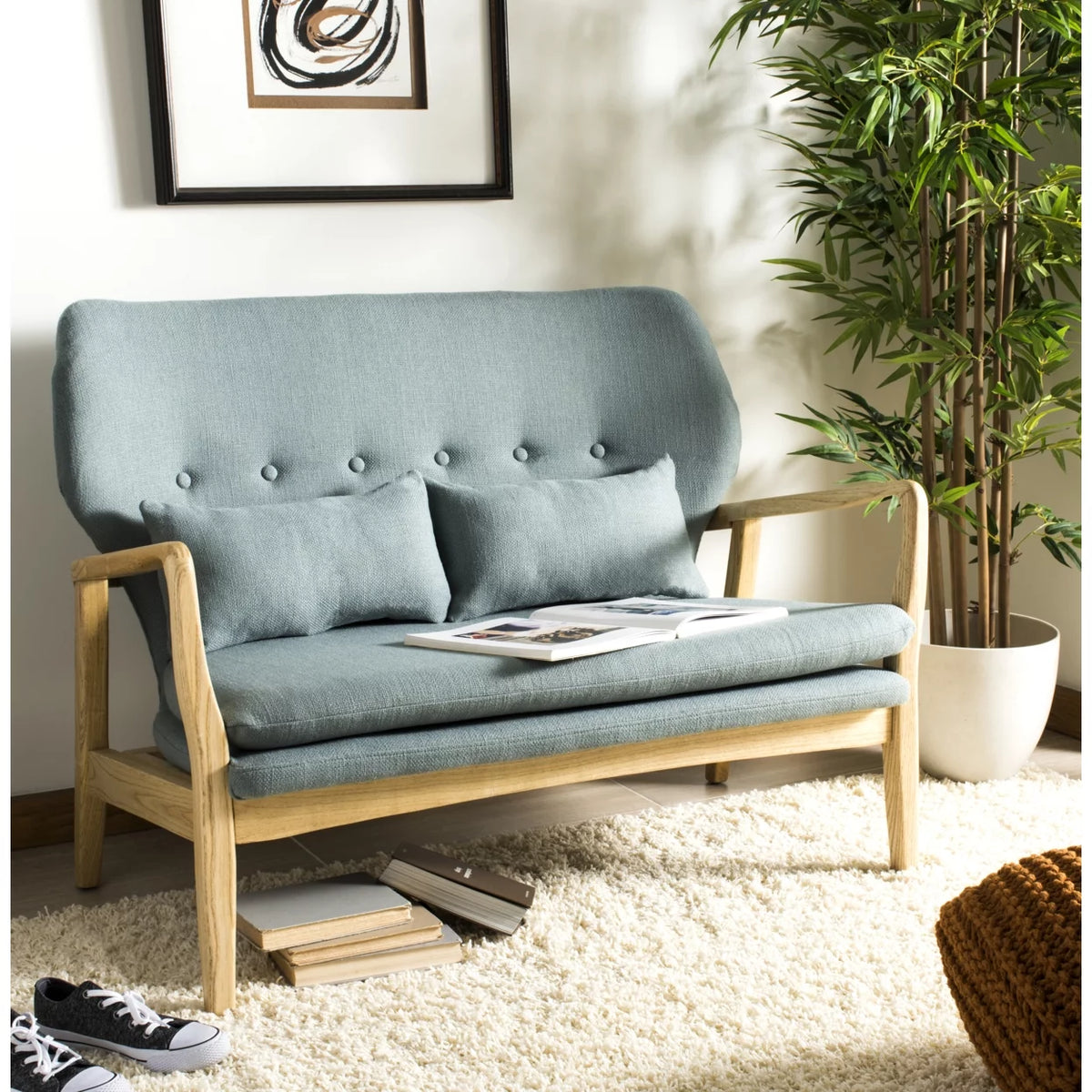 Blue Loveseat E725
