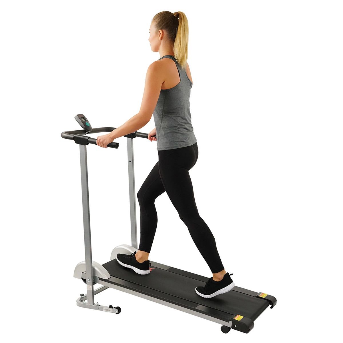 Manual Treadmill Compact Foldable Exercise Machine Z437262