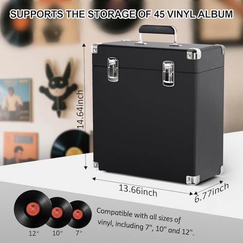Waterproof Vinyl Record Storage Box Y1432