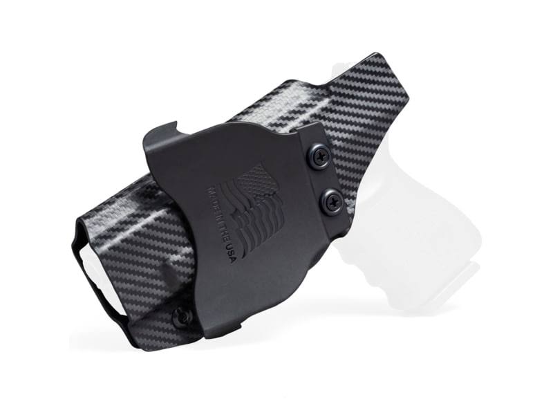 Carbon Fiber Black Kydex Paddle Holster K6882