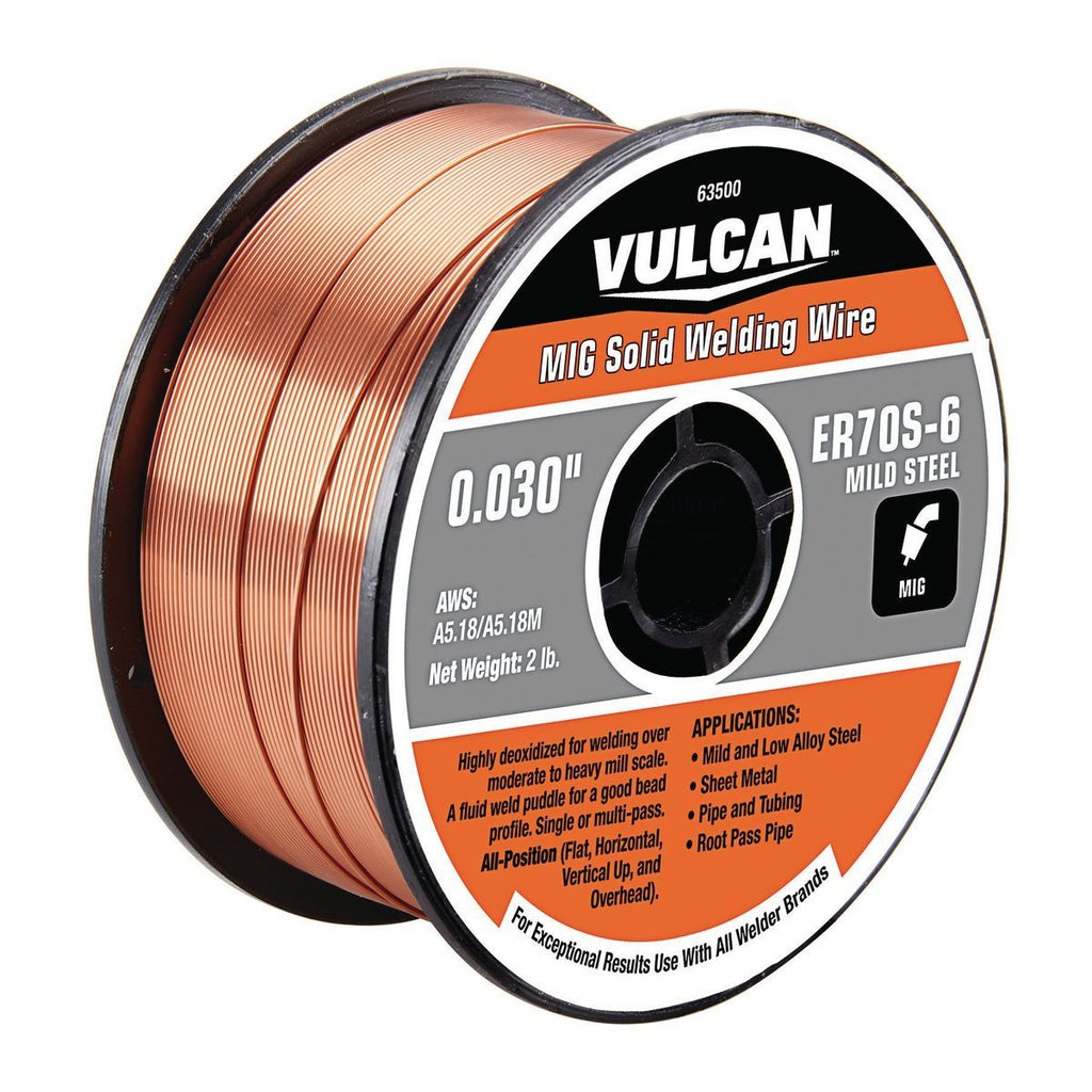 0.030 in. ER70S-6 MIG Solid Welding Wire, 2 lb. Roll V551