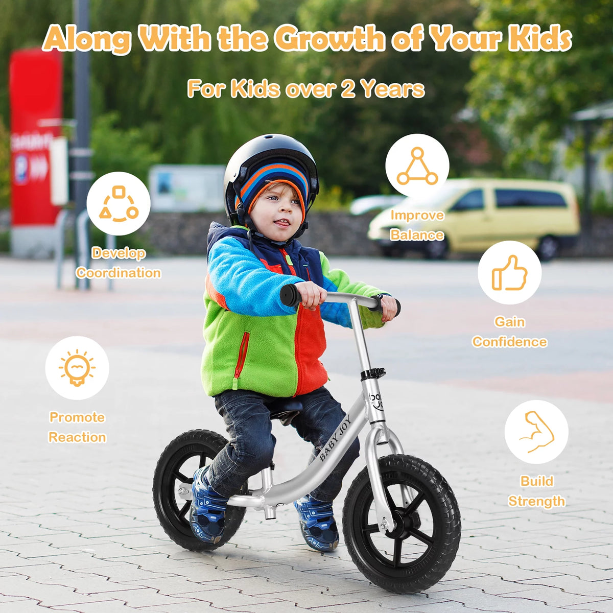 Aluminum Adjustable No Pedal Balance Bike D7361