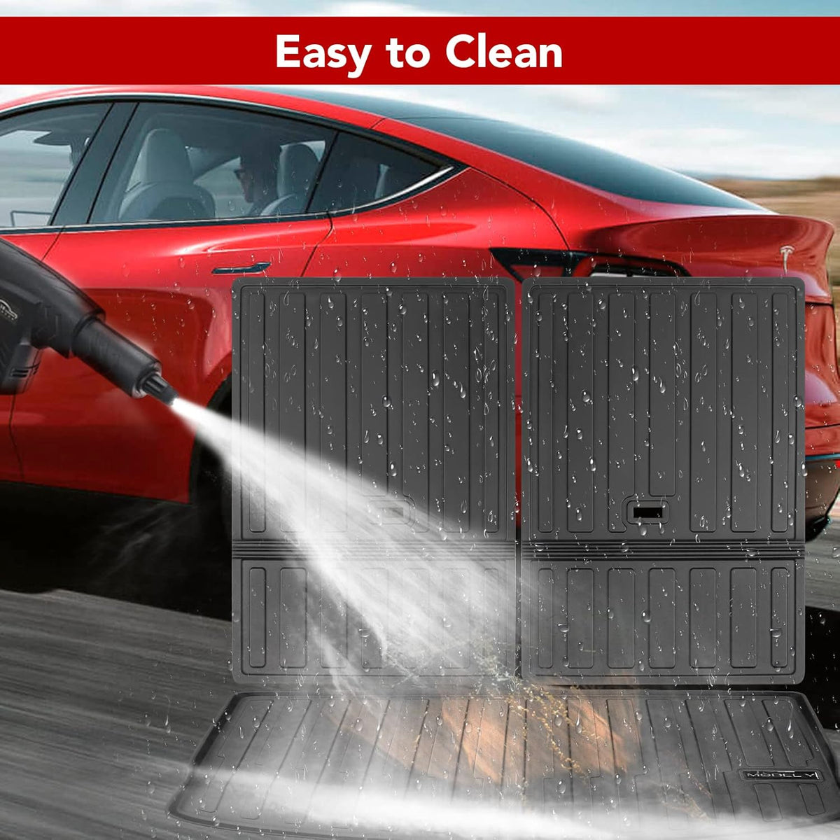TPE Waterproof Cargo Liner for 7 Seat Model Y C398