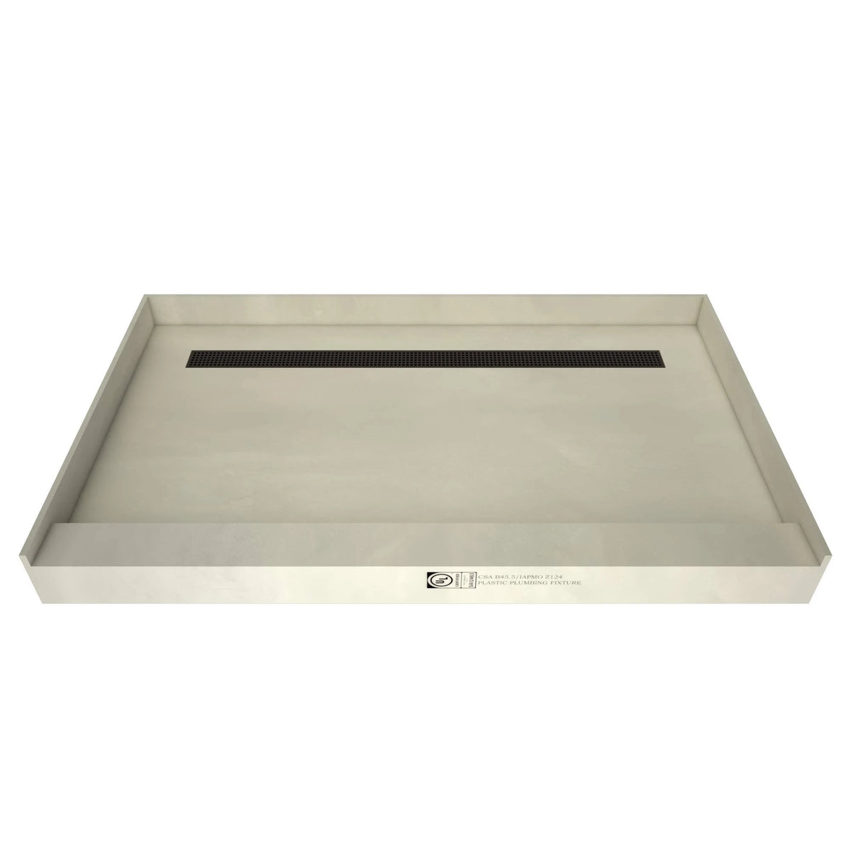 48x22 Rectangular Shower Base with Oil Rubbed Bronze P185588