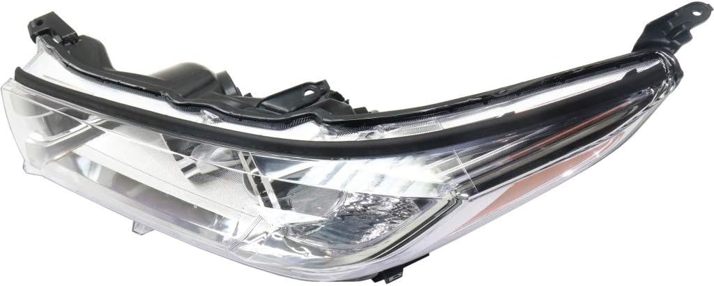 Passenger Side Headlight with Chrome Accent R276