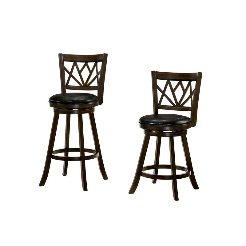 Brown Cherry Swivel Bar Stool N199447