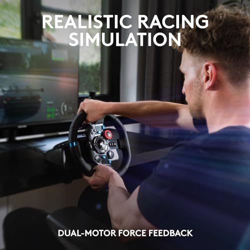 G29 Driving Force Racing Wheel and Pedals with Force Feedback and Real Leather, ASTRO A10 Gen 2 Wired Headset - Black K263148