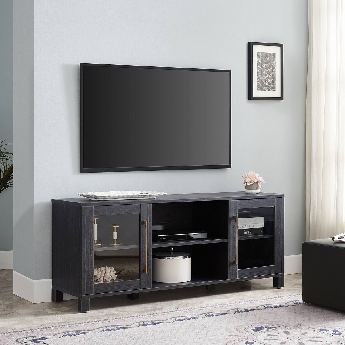 Charcoal Gray TV Stand N9763