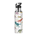 Stainless Steel Insulated Water Bottle with Straw Lid R5952