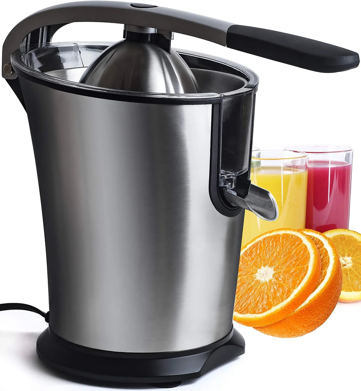 Stainless Steel Electric Citrus Juicer with Anti-Drip Citrus Press 300 Watt Motor K6785