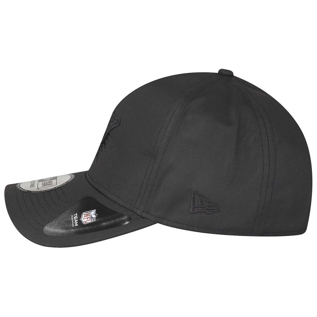 Black A-Frame Ripstop Trucker Cap W522