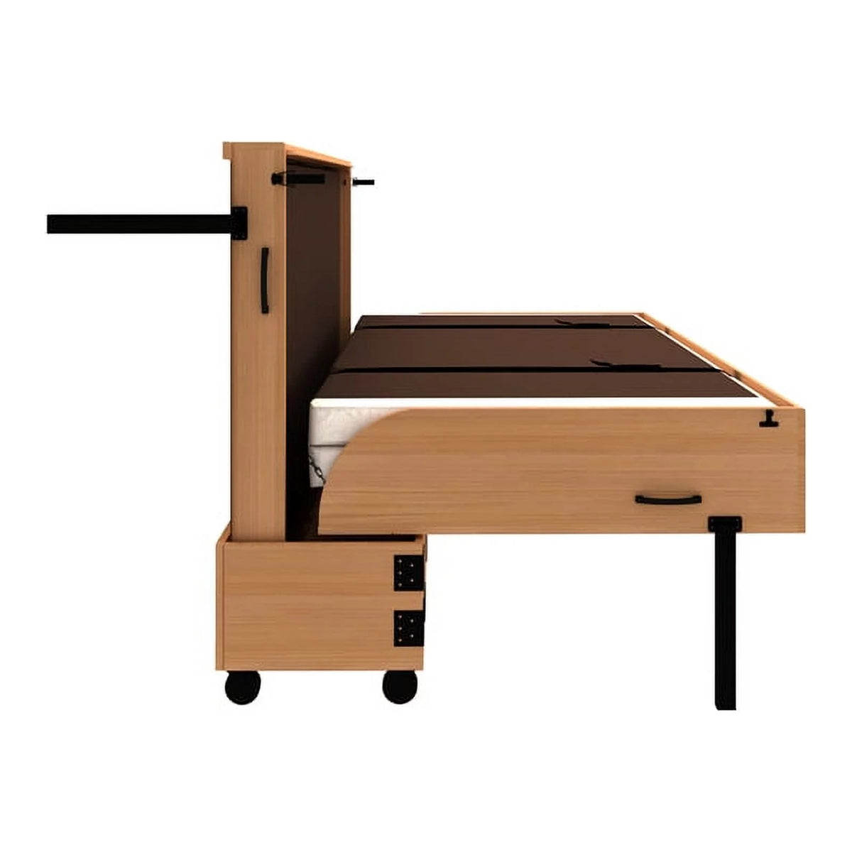 Queen Solid Wood Murphy Cabinet Bed T498566