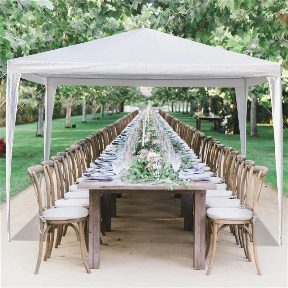 10’ x 10’ Heavy Duty Steel Frame Party Tent J55049