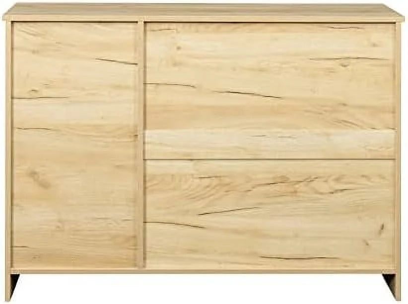 Wood Buffet Sideboard Cabinet with Adjustable Shelves S18352