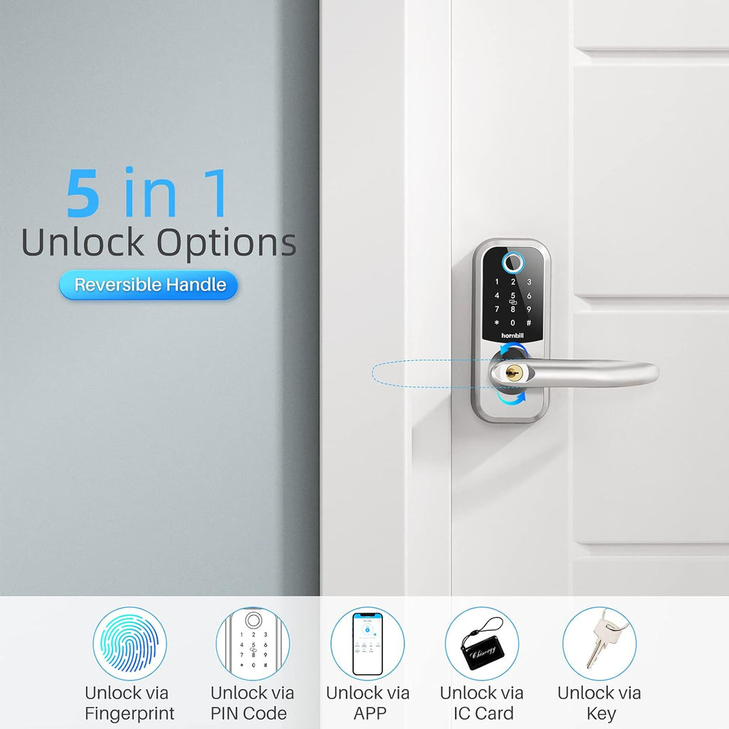 Smart Lock with Touchscreen Keypad, Bluetooth, Electronic Digital Deadbolt S7075