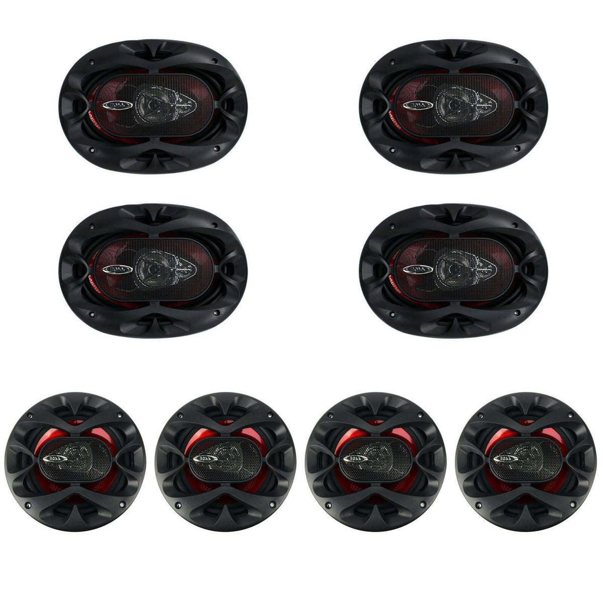 6x9 Car Speakers 4 Pack & 6.5 Car Audio Speakers 4 Pack Z5578
