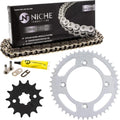 Drive Sprocket Chain Combo Front 14 Rear 47 Tooth 428HZ Standard 122 Links Pack of 2 R745