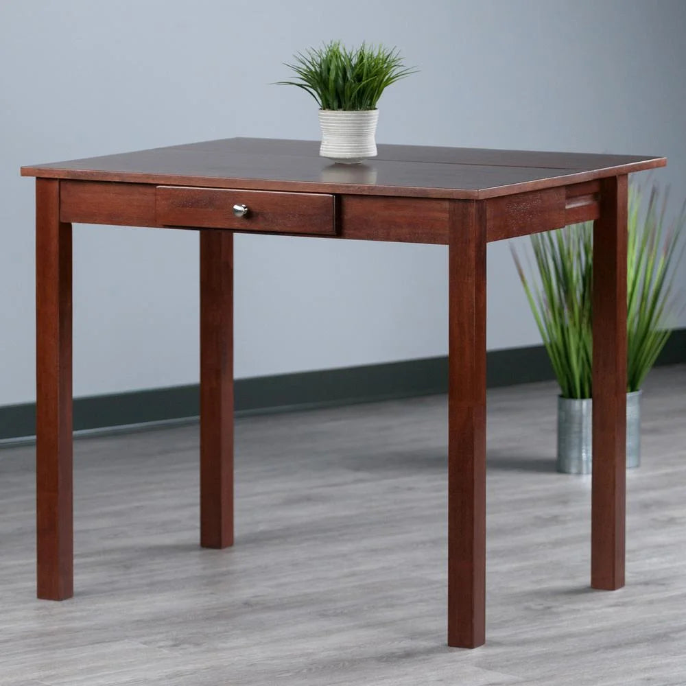 Walnut Drop Leaf High Table W705