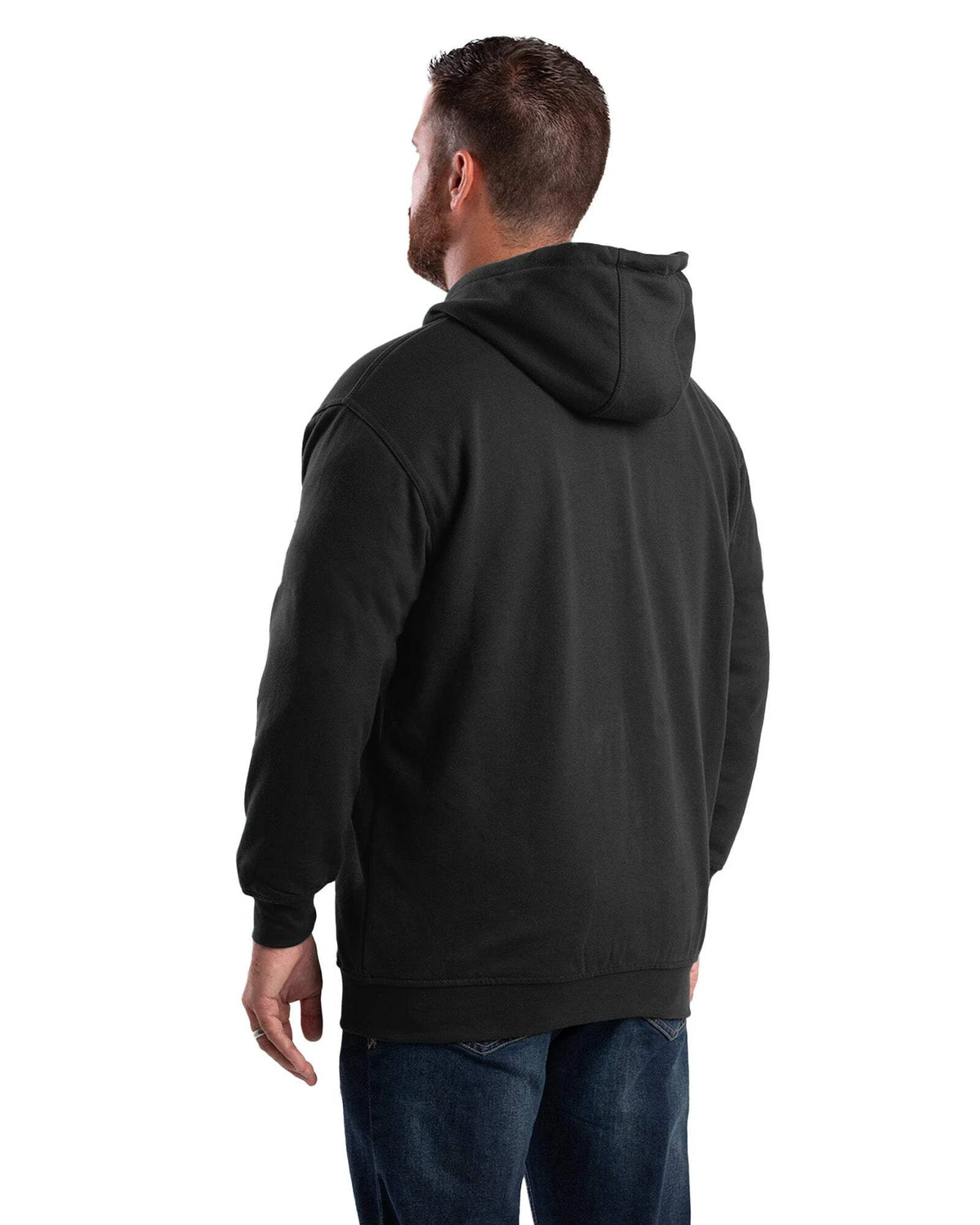 Thermal-Lined Full-Zip Hooded Sweatshirt B765
