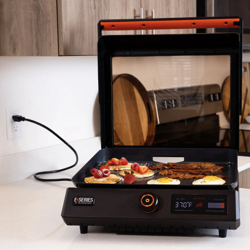 17 Electric Tabletop Griddle with Hood K130299