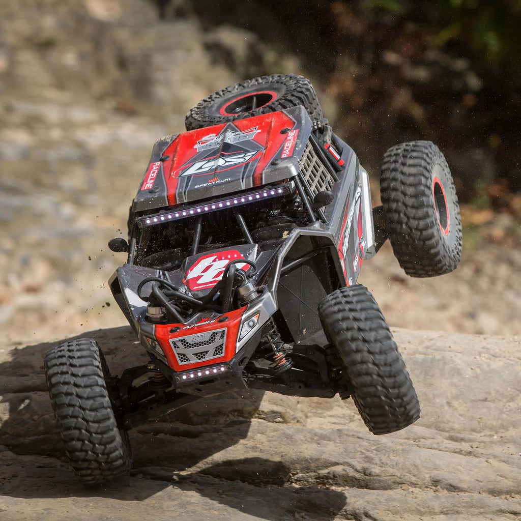 Gray 4 Wheel Drive Brushless Rock Racer RC Truck L12165