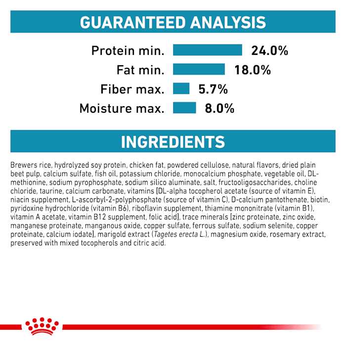 Hypoallergenic Hydrolized Protein Cat Dry Food P3240