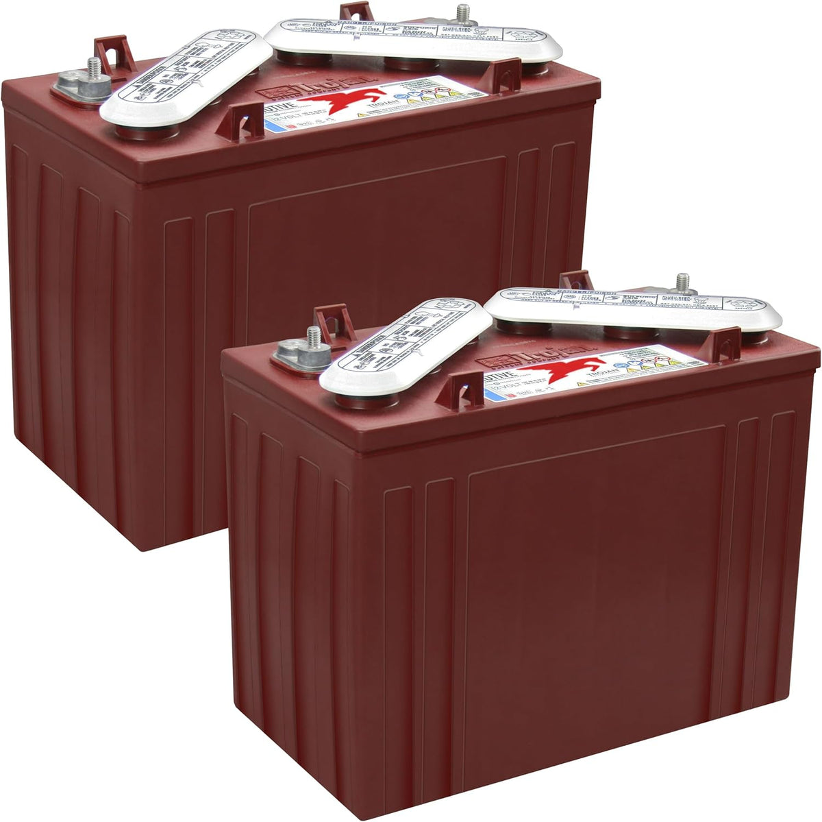 12V 150Ah Flooded Lead Acid Deep Cycle Battery x2 A8757