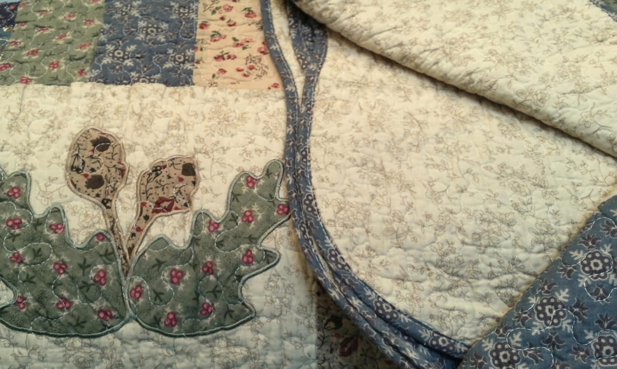 All Cotton 3 Piece Queen Quilt Set Y814059