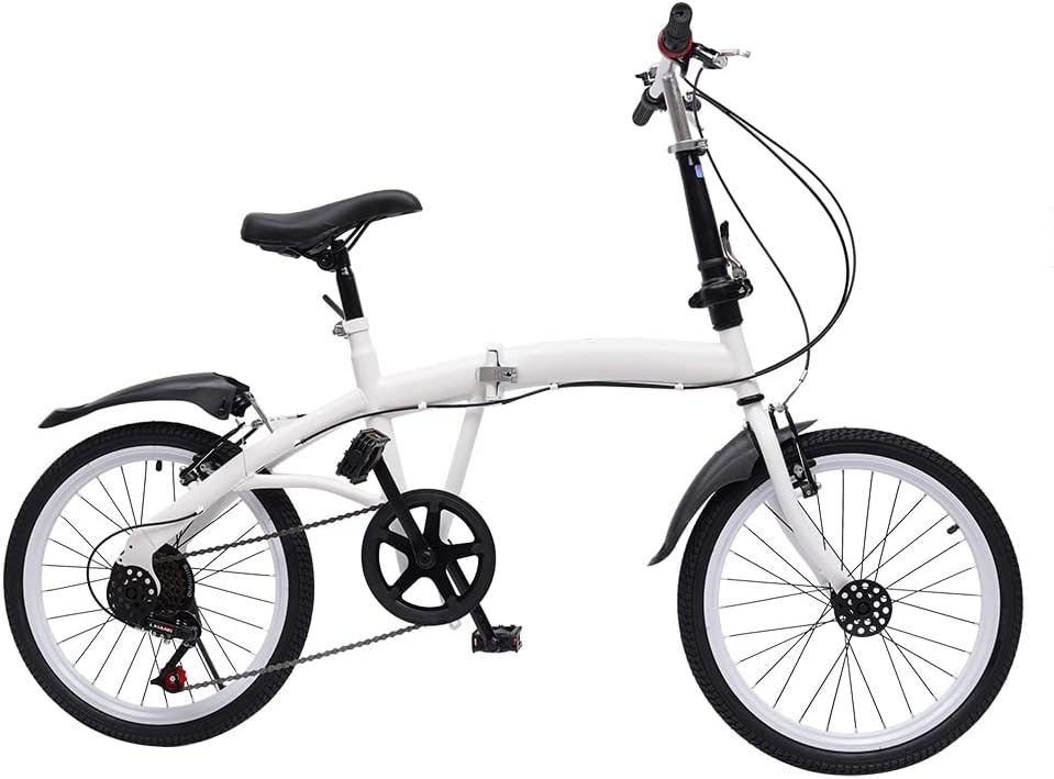 20" 7 Speed Folding Bike Carbon Steel M397
