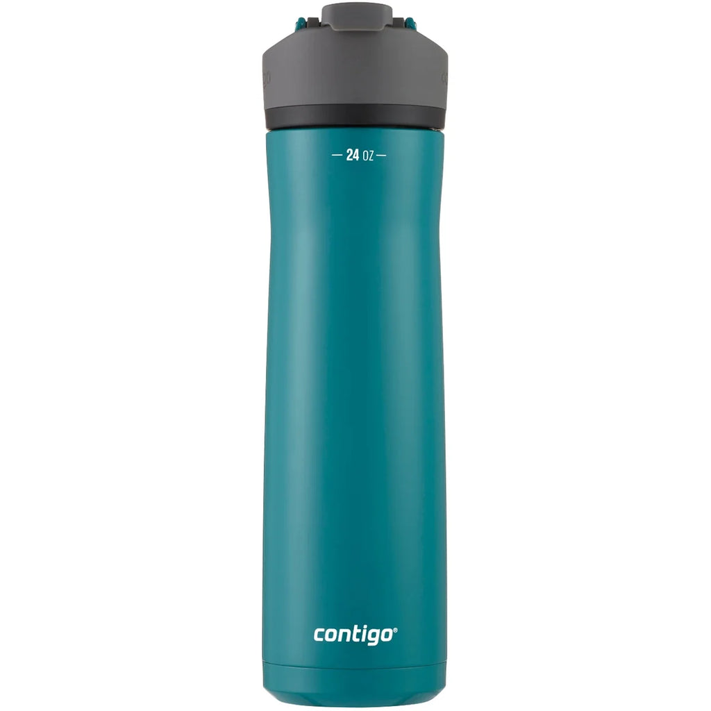 Stainless Steel Vacuum-Insulated Water Bottle with Spill-Proof Lid Q3325