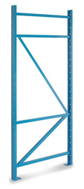 Blue Pallet Rack Upright Frame E204785