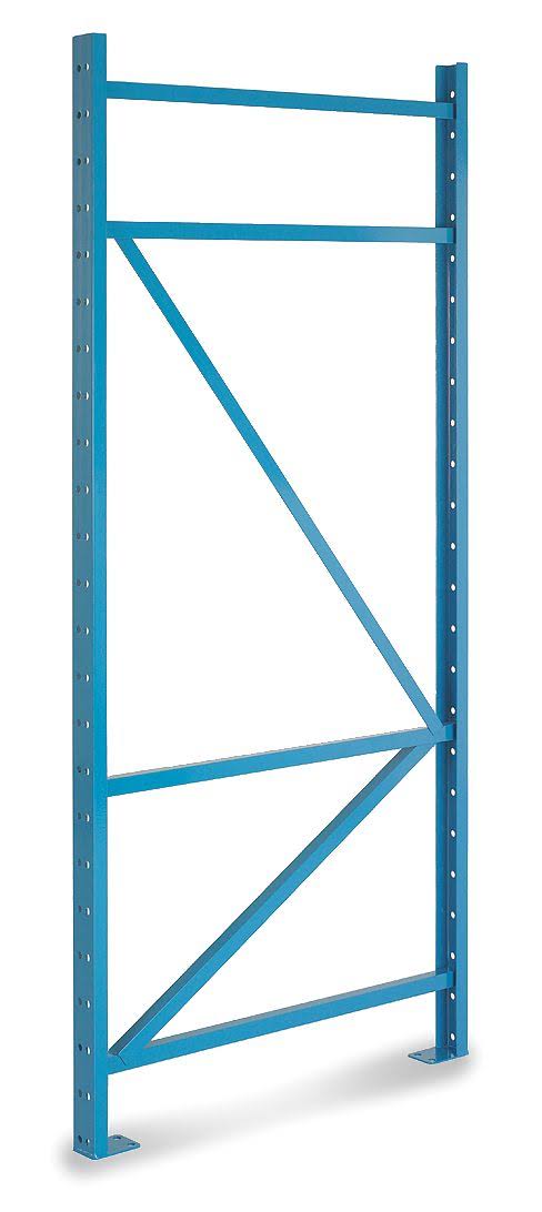 Blue Pallet Rack Upright Frame E204785
