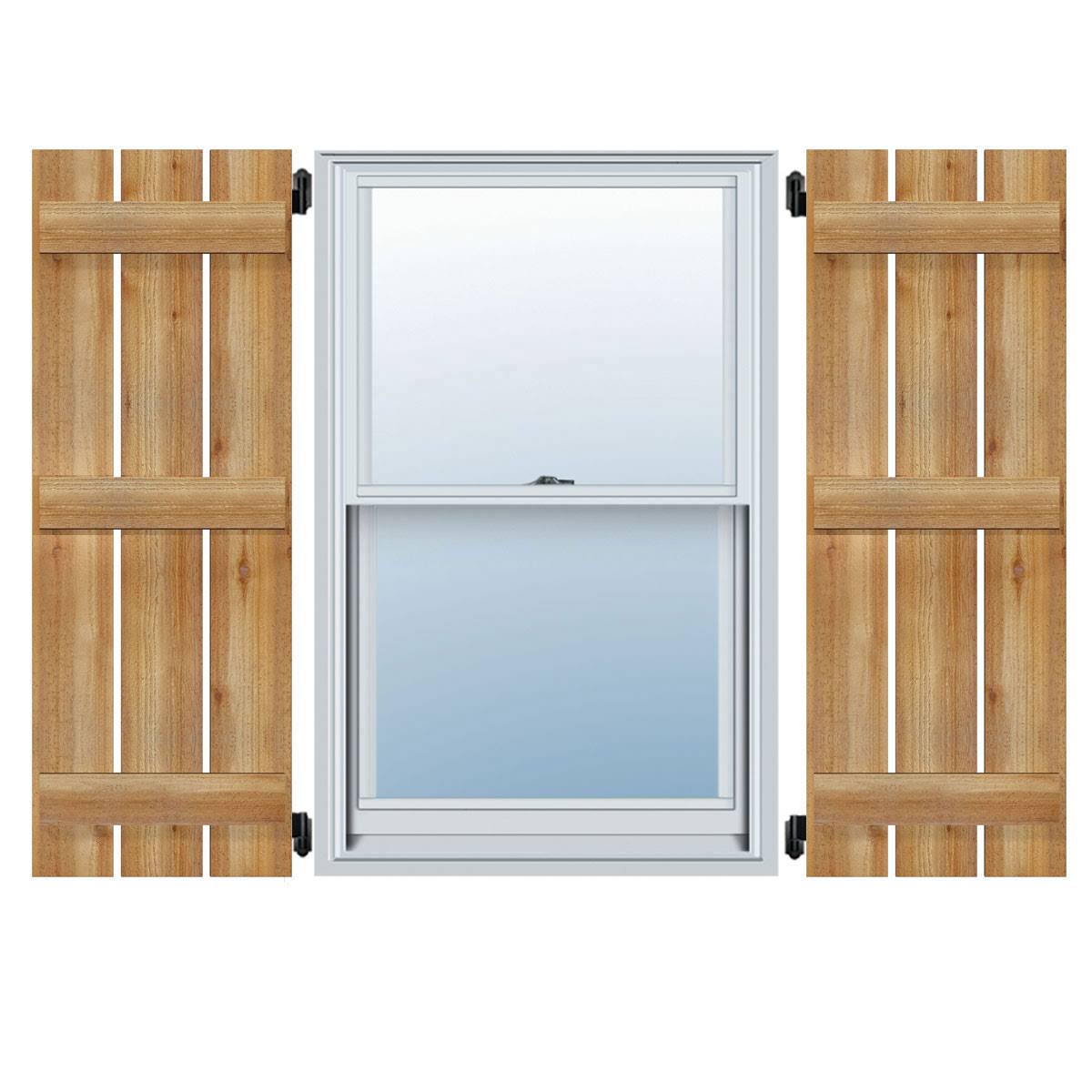 Rough Sawn Board-n-Batten Shutters J590