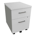 White/Silver Filing Cabinets K379