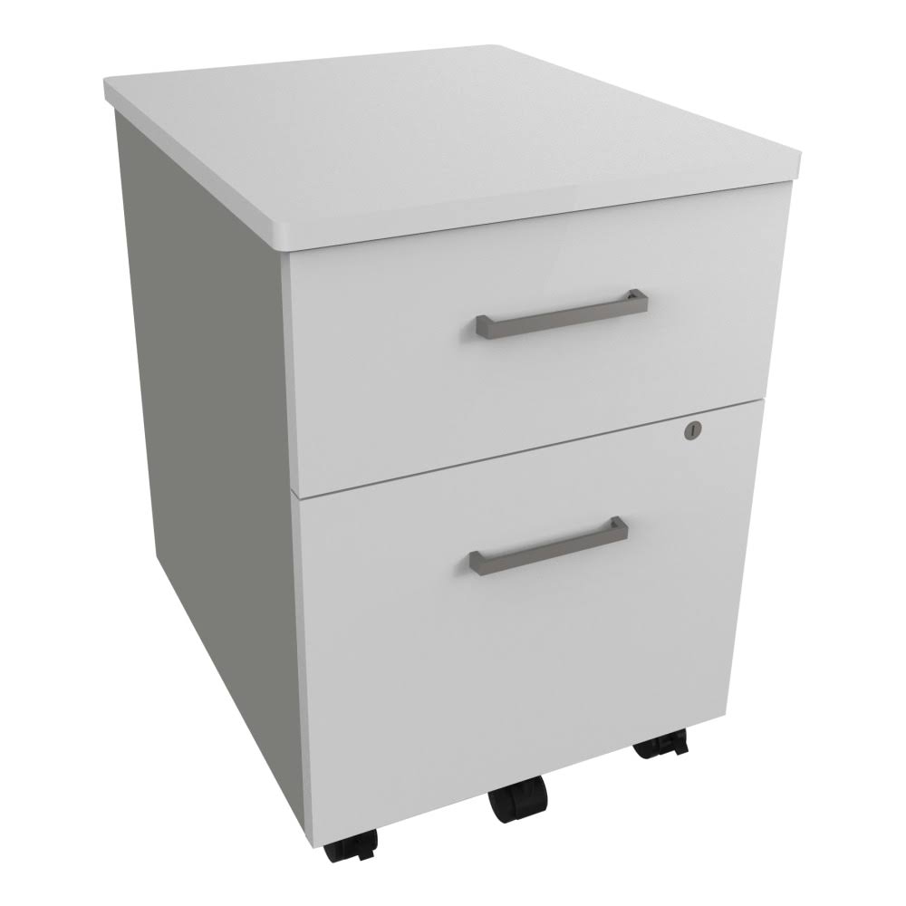 White/Silver Filing Cabinets K379