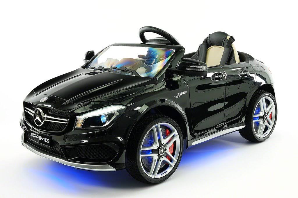 Licensed Mercedes CLA45 AMG Electric Kids Ride-On Car with Rubber Tires T35444
