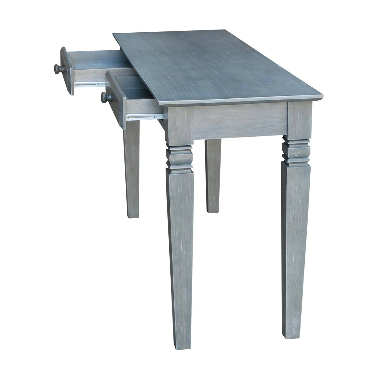 Black Console Table with 2 Drawers P455257