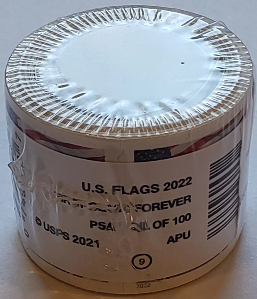 U.S Flag Roll of 100 Forever Stamps N64477