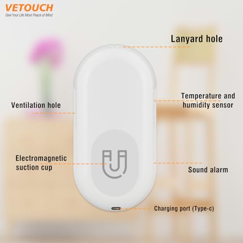 Air Quality Monitor, Pm2.5 & Pm10 Particle Detector, Temperature and Humidity Display Q265005